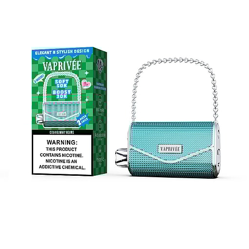 vaprivee 50000 puffs original vaprivee 50k handbag disposable vape led display type c charging port customizable. fast shipping