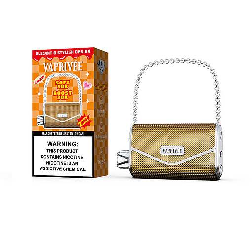 vaprivee 50000 puffs original vaprivee 50k handbag disposable vape led display type c charging port customizable. fast shipping