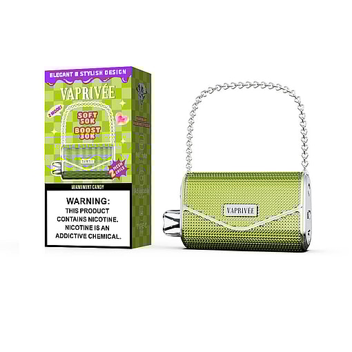 vaprivee 50000 puffs original vaprivee 50k handbag disposable vape led display type c charging port customizable. fast shipping