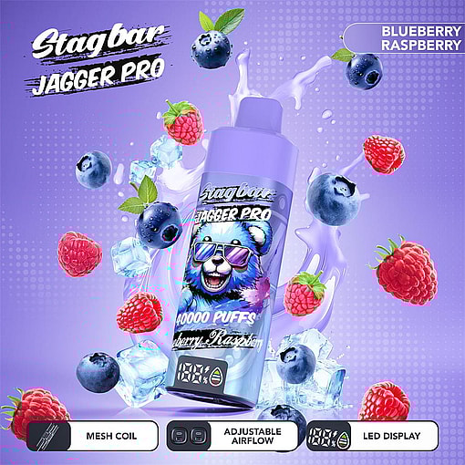 スタッグバー 40000 パフ オリジナル スタッグバー ジャガー プロ 40k ベイプ LED 表示画面 タイプ c ポート 使い捨て電子タバコ eu 倉庫 3 5 日配達