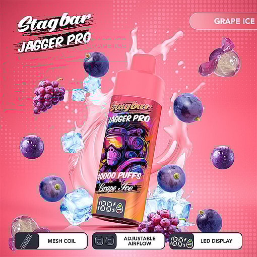 スタッグバー 40000 パフ オリジナル スタッグバー ジャガー プロ 40k ベイプ LED 表示画面 タイプ c ポート 使い捨て電子タバコ eu 倉庫 3 5 日配達