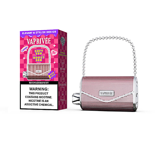 vaprivee 50000 puffs original vaprivee 50k handbag disposable vape led display type c charging port customizable. fast shipping