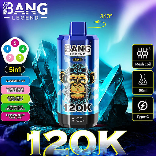 bang legend 120000 puffs 5 flavor switching original bang legend 120k 5in1 flavor disposable vape shipping from eu warehouse free shipping