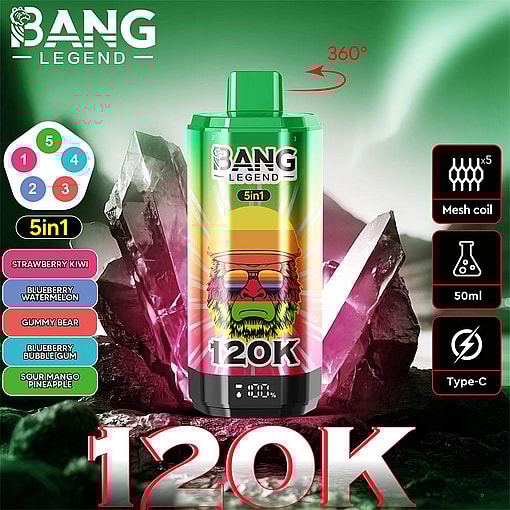 bang legend 120000 puffs 5 flavor switching original bang legend 120k 5in1 flavor disposable vape shipping from eu warehouse free shipping