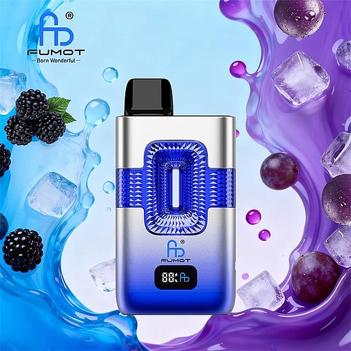 fumot eco 50000 puffs original fumot eco 50k double flavors vape led display type c port disposable e cigarettes customizable. fast shipping