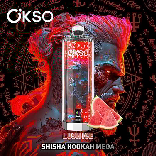 okso shisha 50000 puffs original okso shisha hookah mega 50k vape led display type c port disposable e cigarettes customizable fast shipping