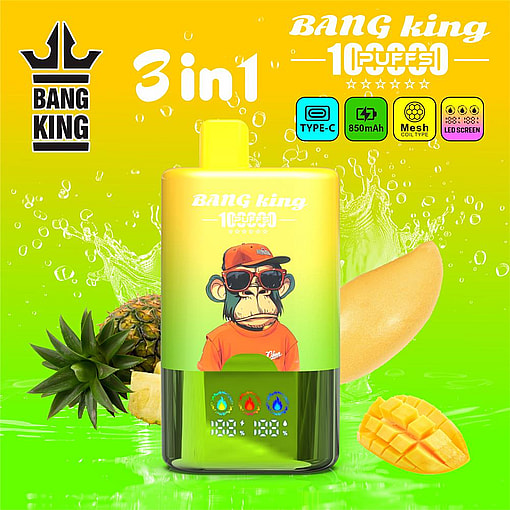 bang king 100000 puffs original bang king 3in1 100k 6 stars vape led display type c port disposable e cigarettes customizable fast shipping