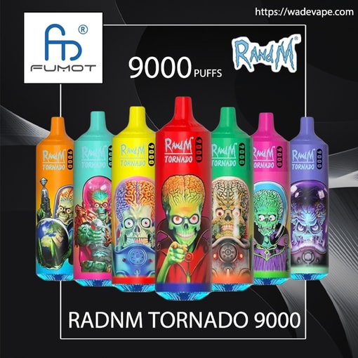 RandM Tornado 9000 puffs Original Genuine 9K Customizable Fast shipping -  WadeVape