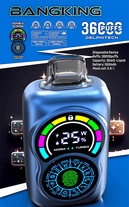 Bang King Constellation 36000 Puffs Original Genuine 36K Flavor Switching Customizable. Fast shipping – Bild 4
