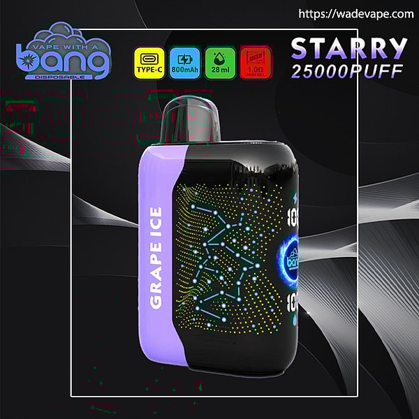 Bang Starry 25000 puffs Original Genuine 25K Customizable. Fast shipping