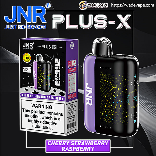 JNR Plus-X 26000 puffs Original Genuine Dual Intake Port Starry Sky 26K Customizable. Fast shipping