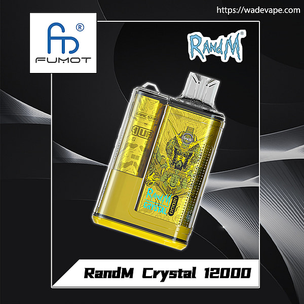 RandM Crystal 12000 puffs Original Genuine 12K Customizable Fast shipping