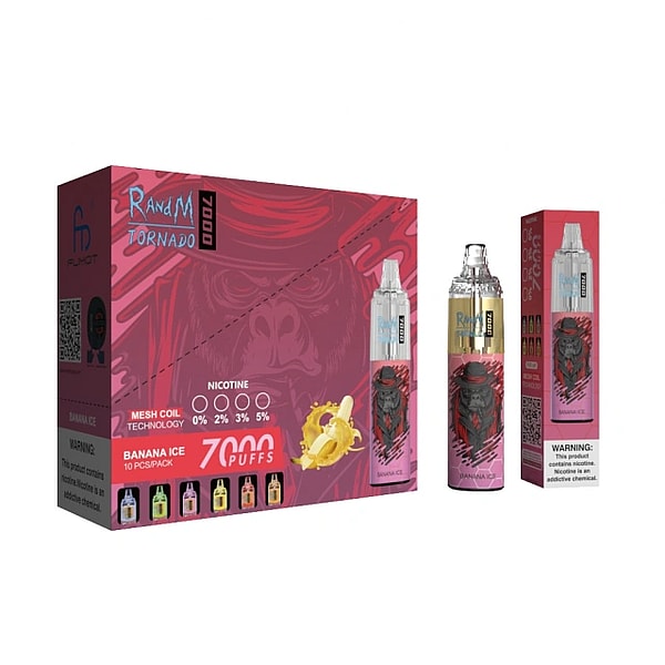 RandM Tornado 7000 puffs Original Genuine 7K Customizable Fast shipping - Imagen 3