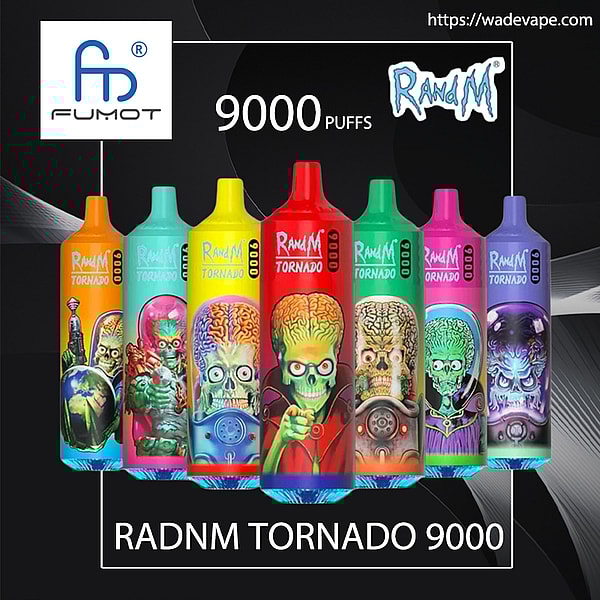 RandM Tornado 9000 puffs Original Genuine 9K Customizable Fast shipping