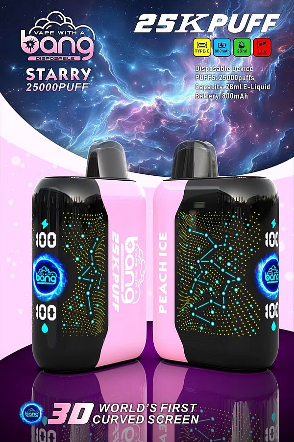 Bang Starry 25000 puffs Original Genuine 25K Customizable. Fast shipping – Image 2