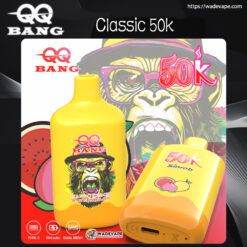 qq bang 50000 puffs disposable vape | rechargeable type c dual mesh coil 50k vape