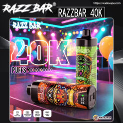 razz bar 40000 puffs disposable vape | led display adjustable airflow mesh coil | rechargeable type c 650mah | eu warehouse 3 5 days delivery